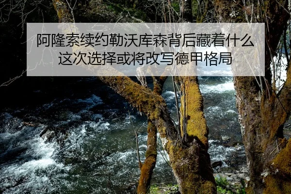 阿隆索续约勒沃库森背后藏着什么 这次选择或将改写德甲格局